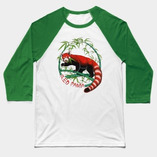 Red Panda Baseball T-Shirt